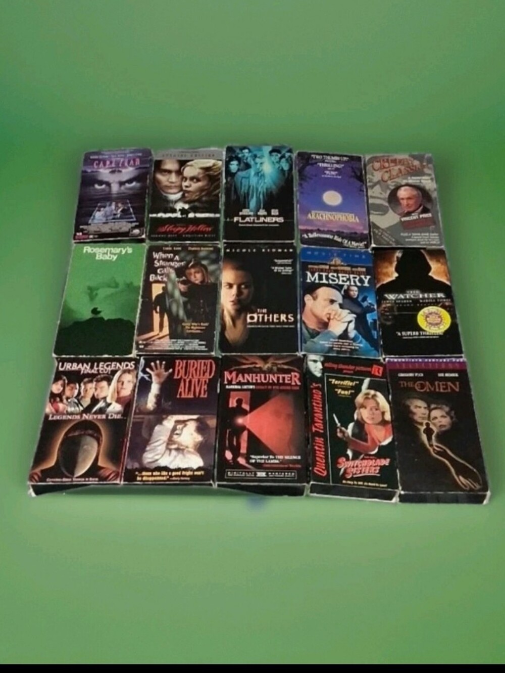 Horror VHS Movie Bundle Lot